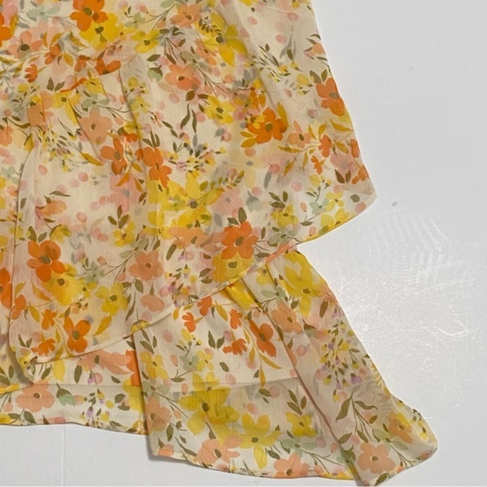 Women's‎ Floral Asymmetrical Whimsical Fairy Skirt XXL Spring Easter - Picture 5 of 14